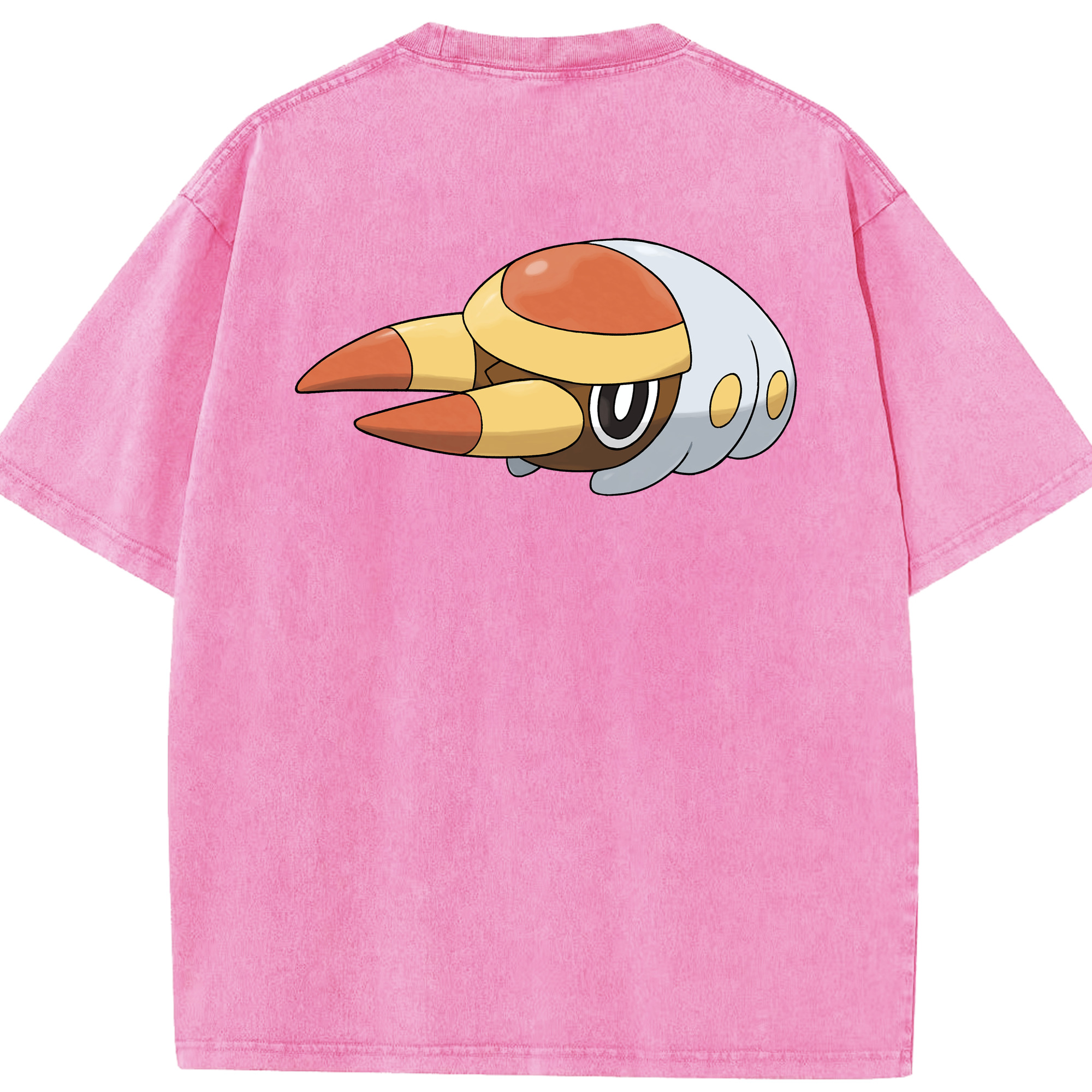 （画像用） ポケットモンスター Pokémon 綿100% ヴィンテージ風 半袖Tシャツ（背面プリント）